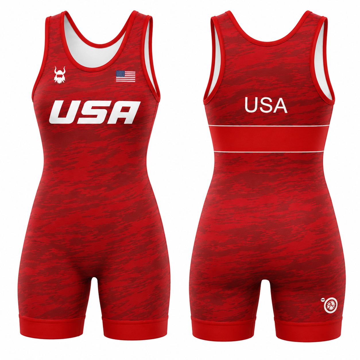 Usa Red Striker WOMENS Singlet