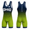 Ohio MESH Green/Blue MENS Singlet