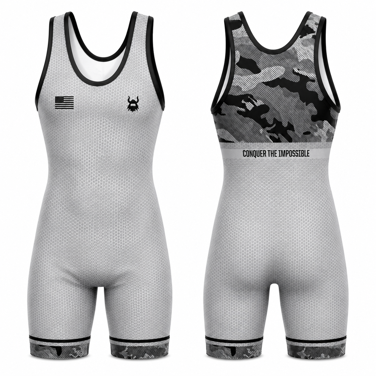 Grey Camo MENS Singlet