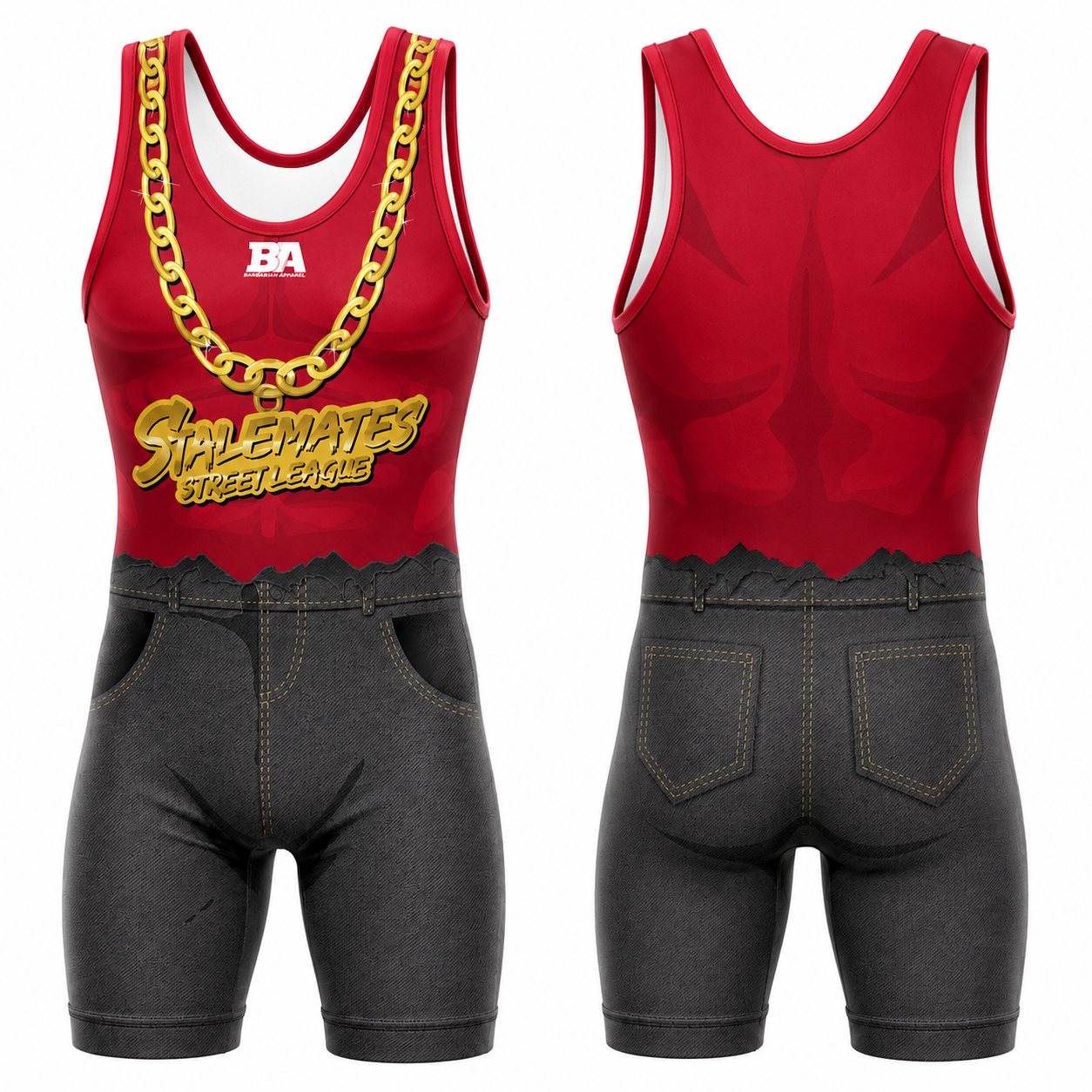 Stalemates Street League Red Singlet