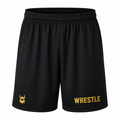 Black/Gold Wrestle Mesh Shorts