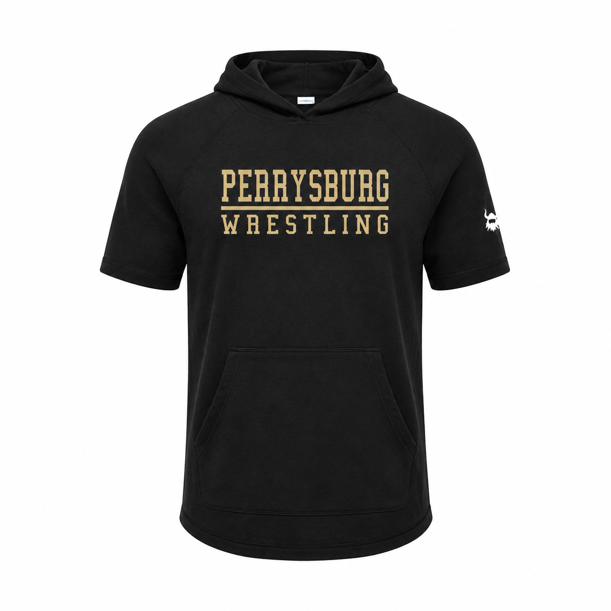 Perrysburg 2025 Black Hooded Short Sleeve