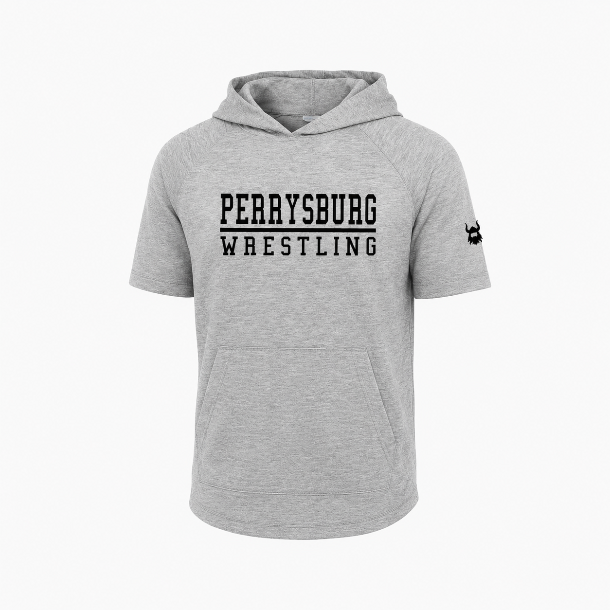 Perrysburg 2025 Grey Hooded Short Sleeve