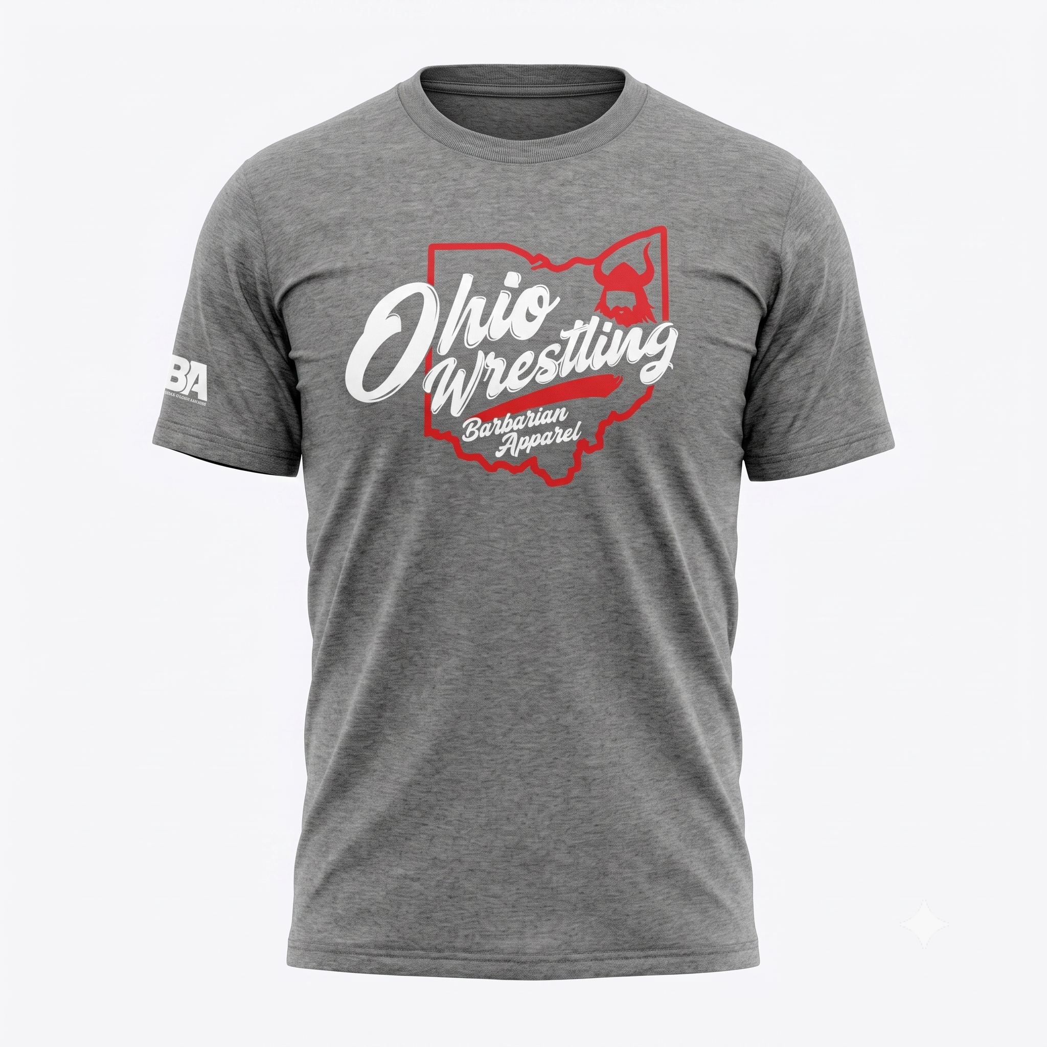 Ohio Grey Wrestling Shirt
