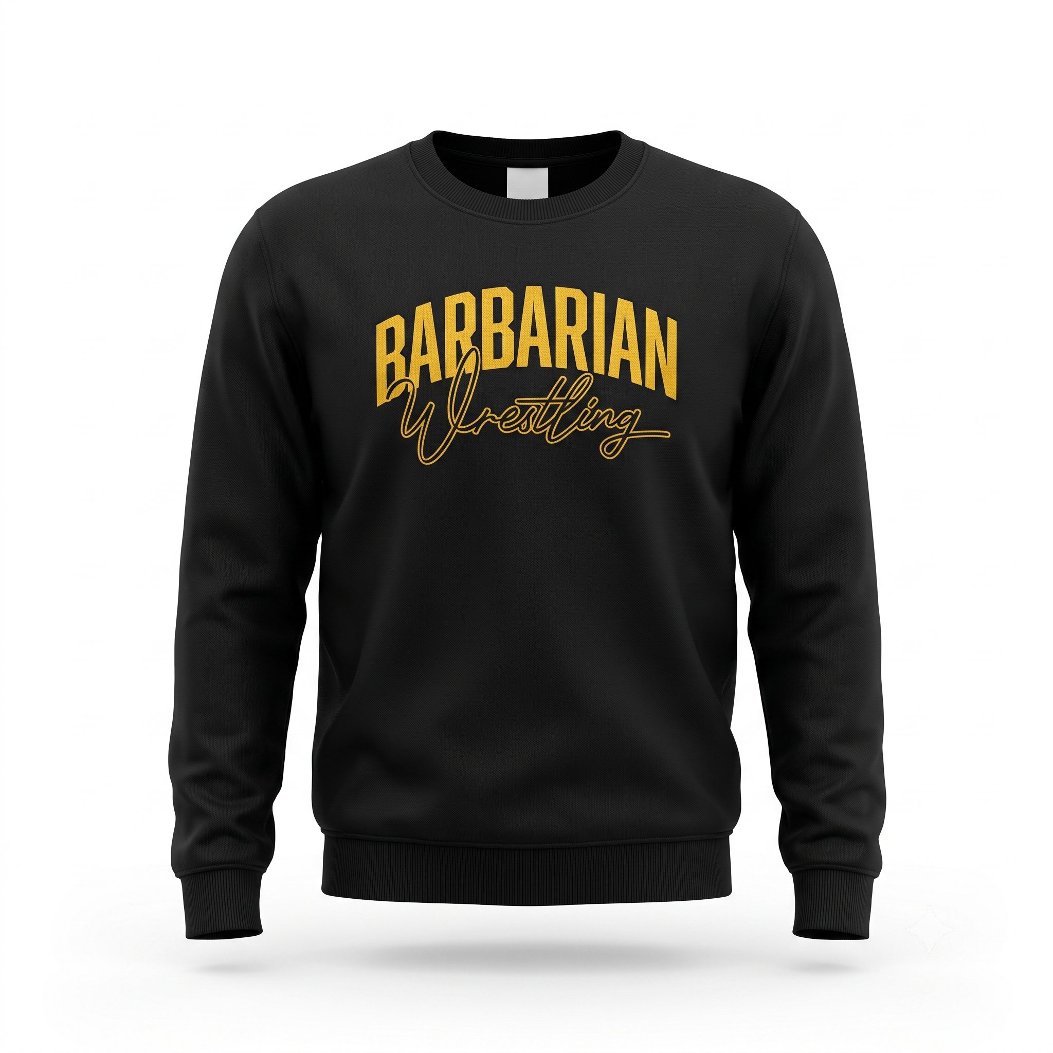 Gold/Black Crewneck Sweatshirt