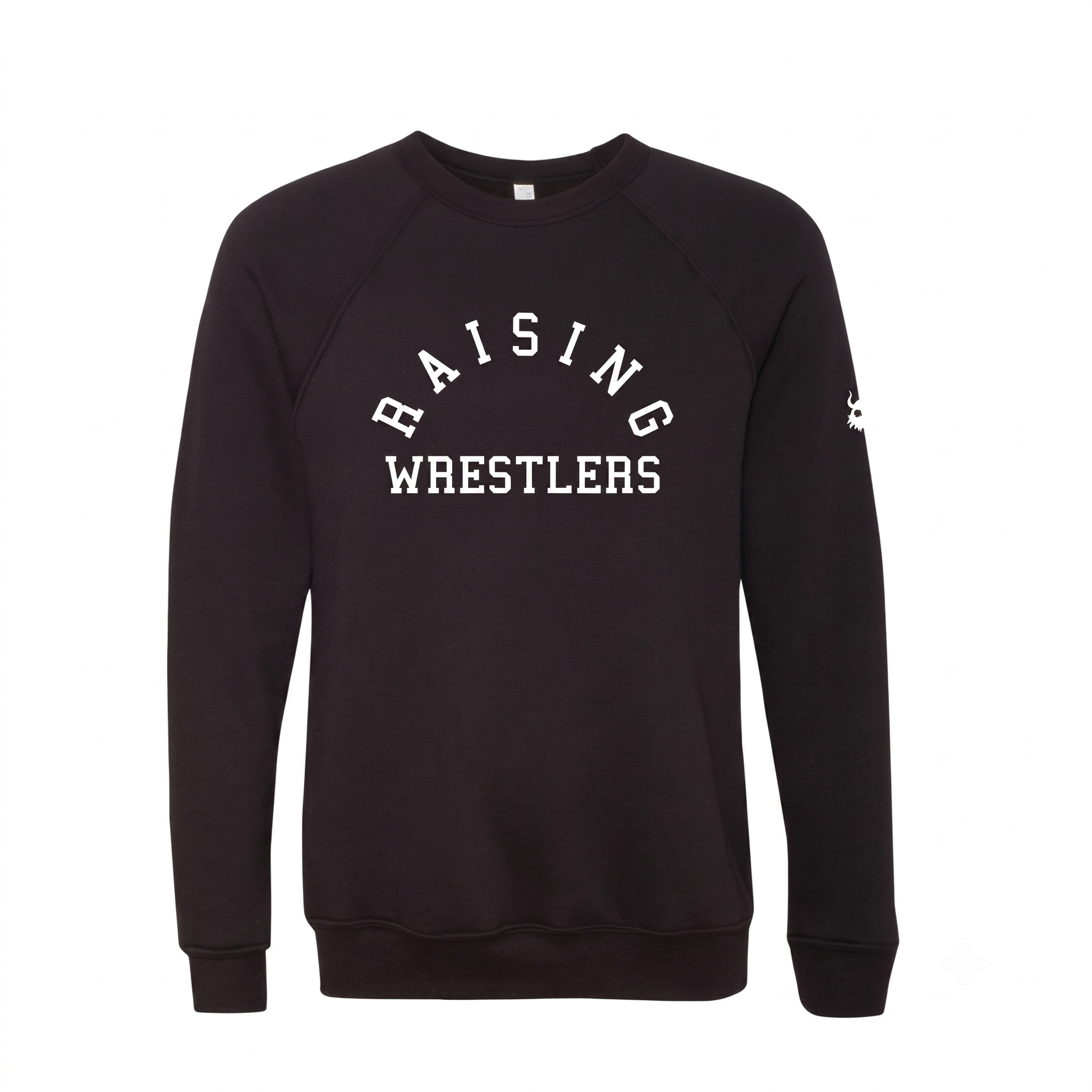 Raising Wrestlers Black Crewneck