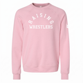 Raising Wrestlers Pink Crewneck