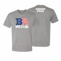 Grey Barbarian USA triblend Shirt