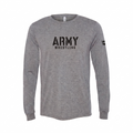 Army Wresting Grey Triblend Long Sleeve