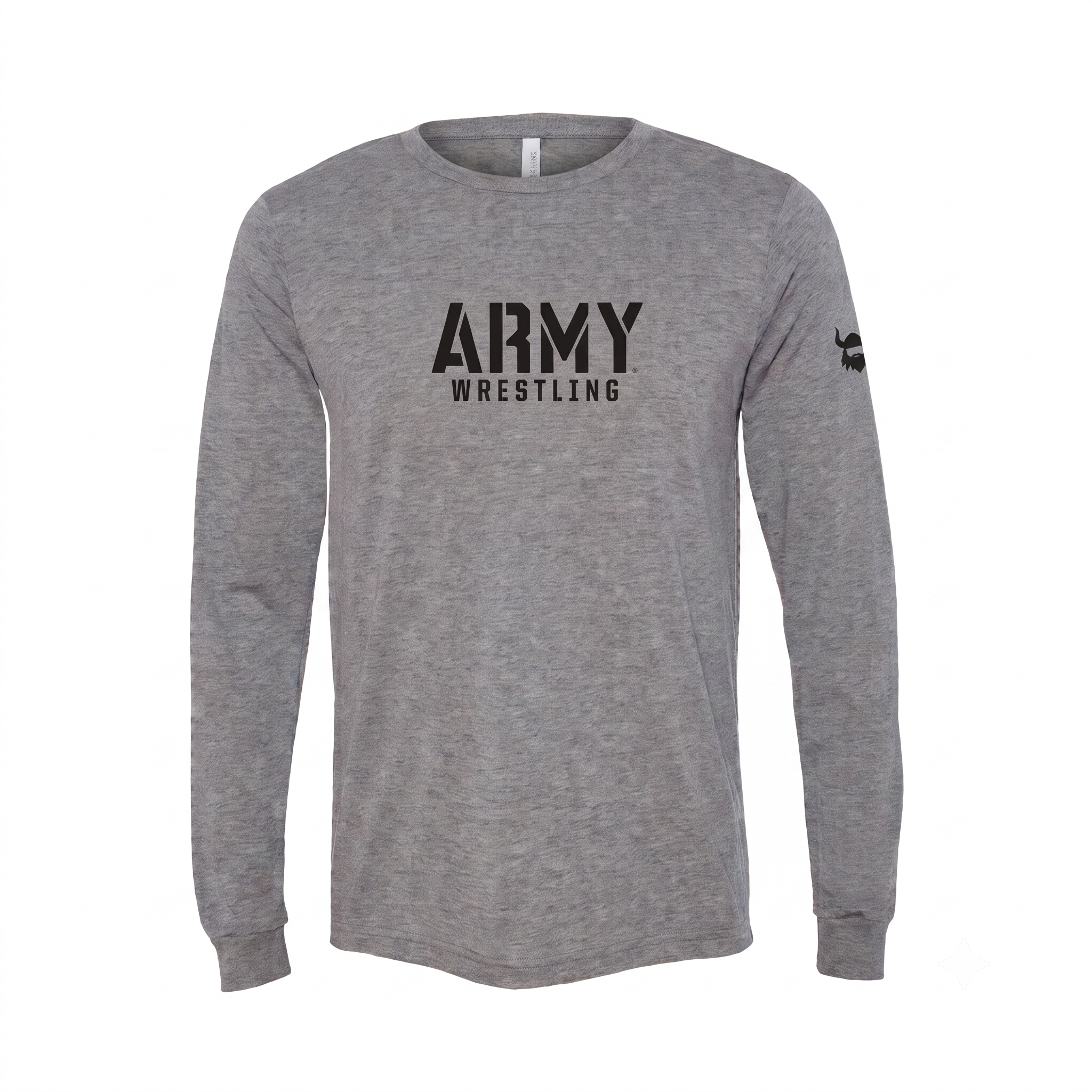 Army Wresting Grey Triblend Long Sleeve