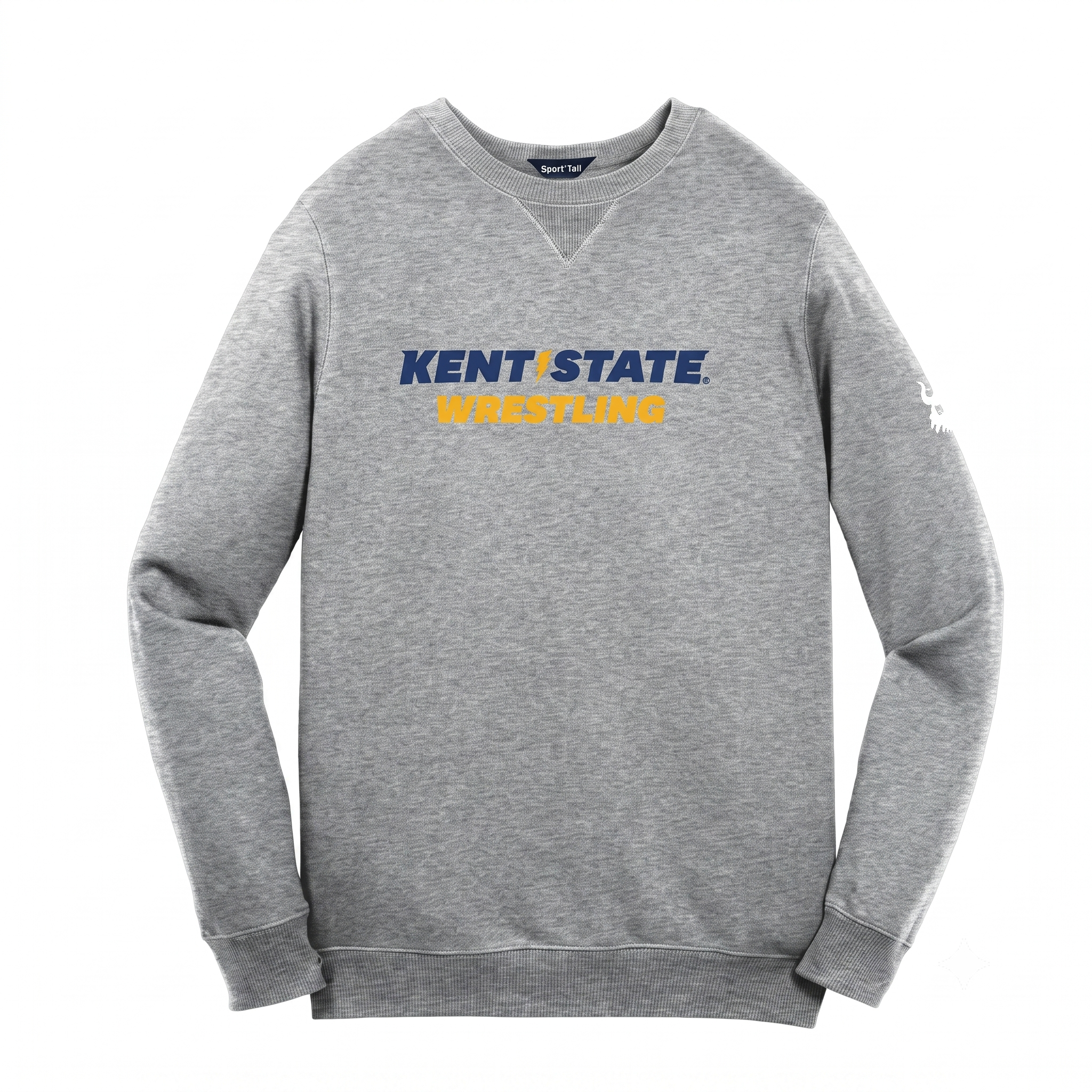 Kent State Wrestling Grey Crewneck