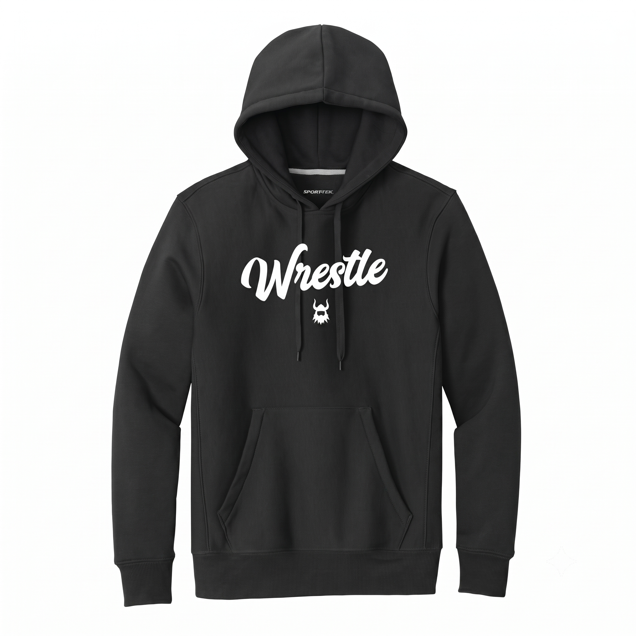 Black Script Wrestle Hoodie