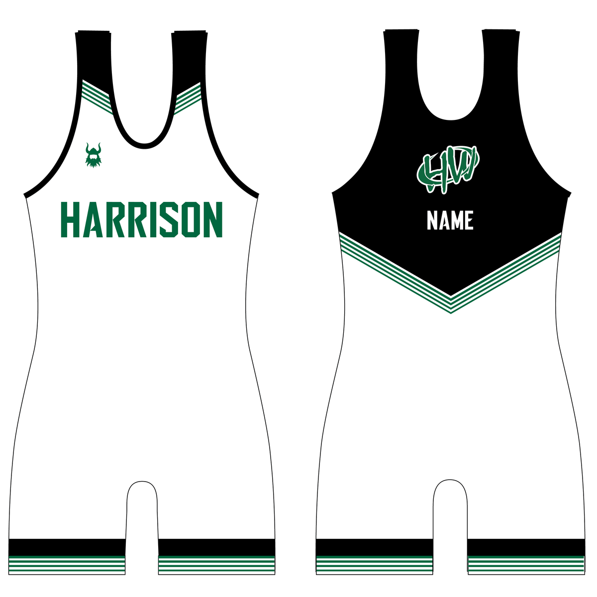 Harrison 2026 White Singlet