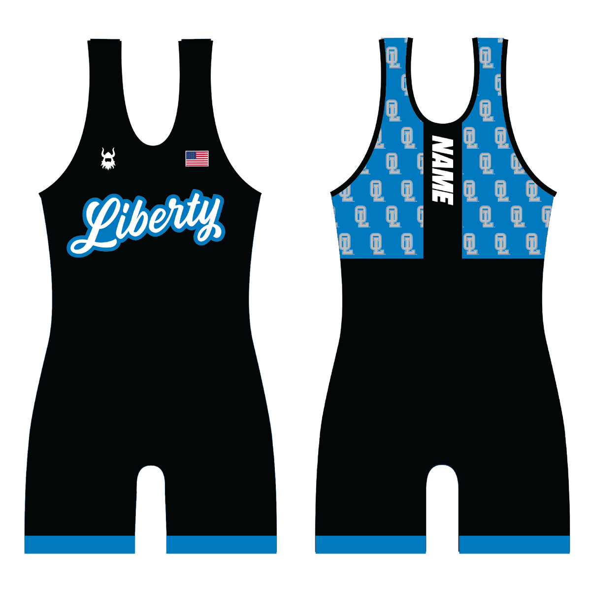 Liberty black singlet