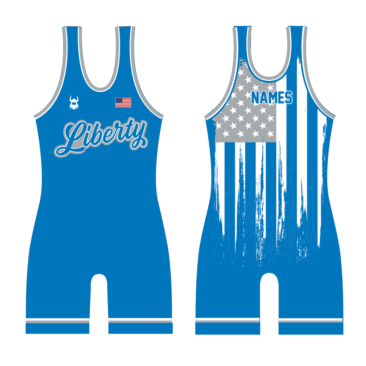 Liberty blue singlet