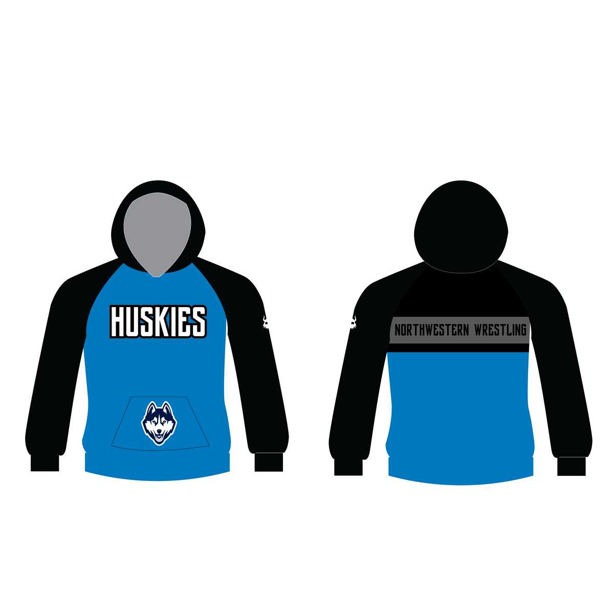 Northwestern Huskies Sublimated Hoodie