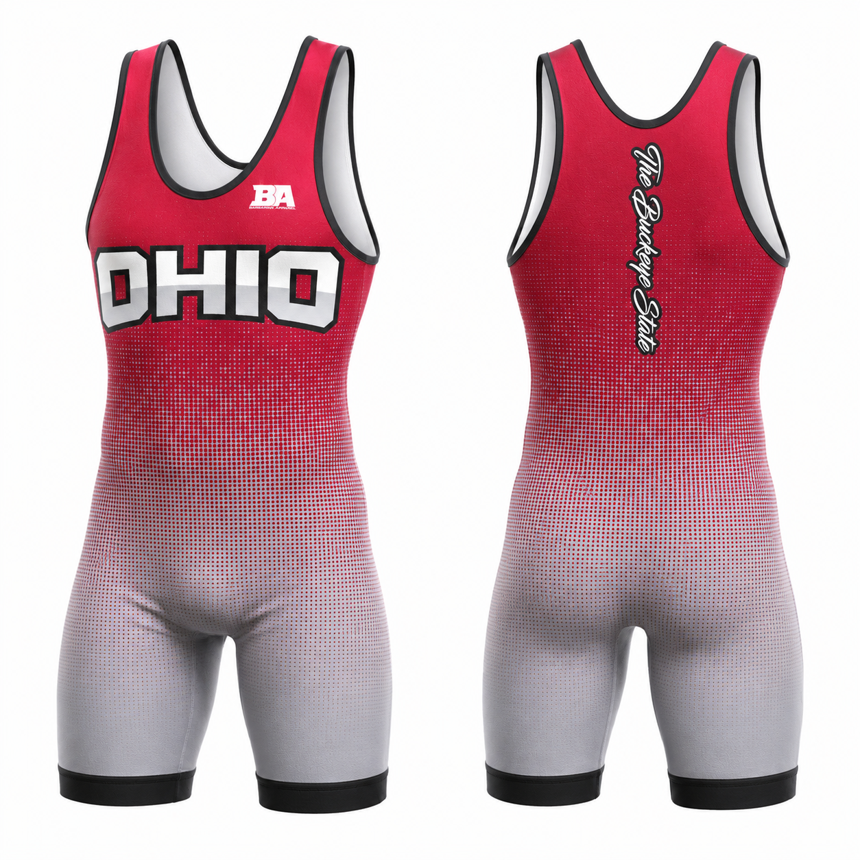 Ohio Mesh Red MENS Singlet