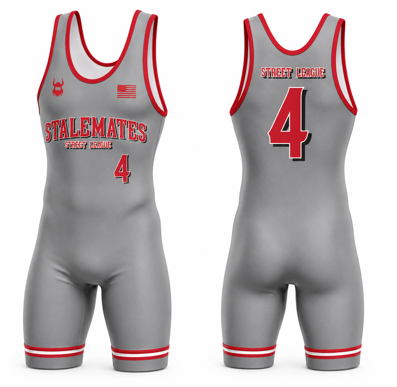 Stalemates Grey Street League 4 Singlet