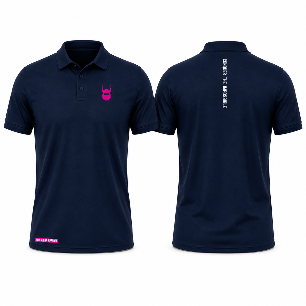 Barbarian Navy Sublimated Polo