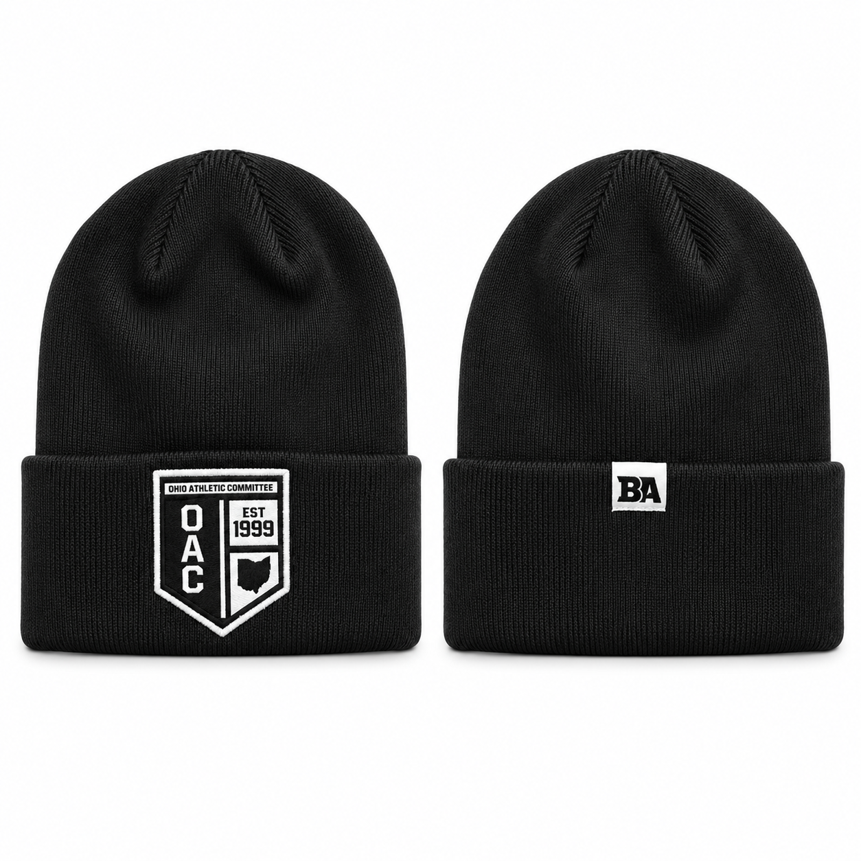 OAC Crest Patch Black Beanie