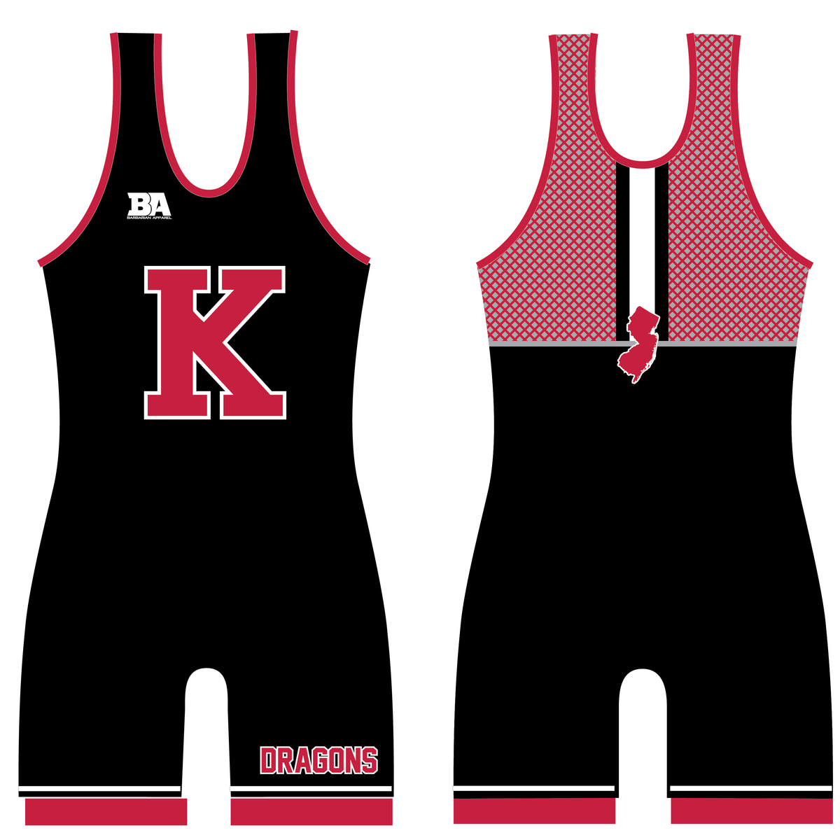 Kingsway 2026 Black Singlet