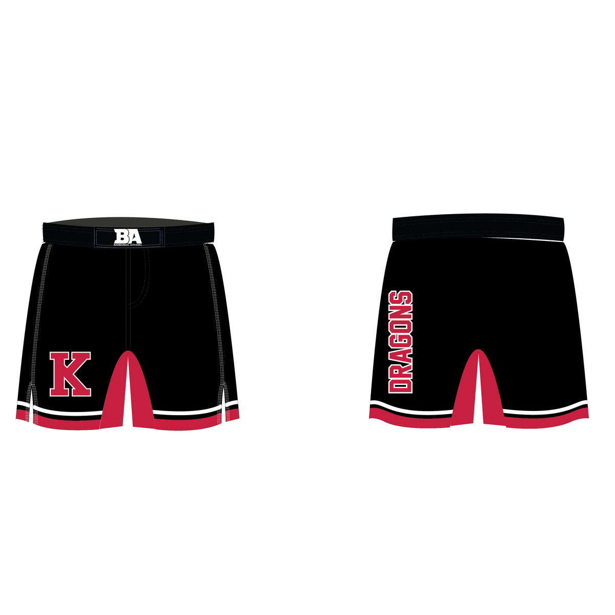 Kingsway 2026  Black Fight Shorts