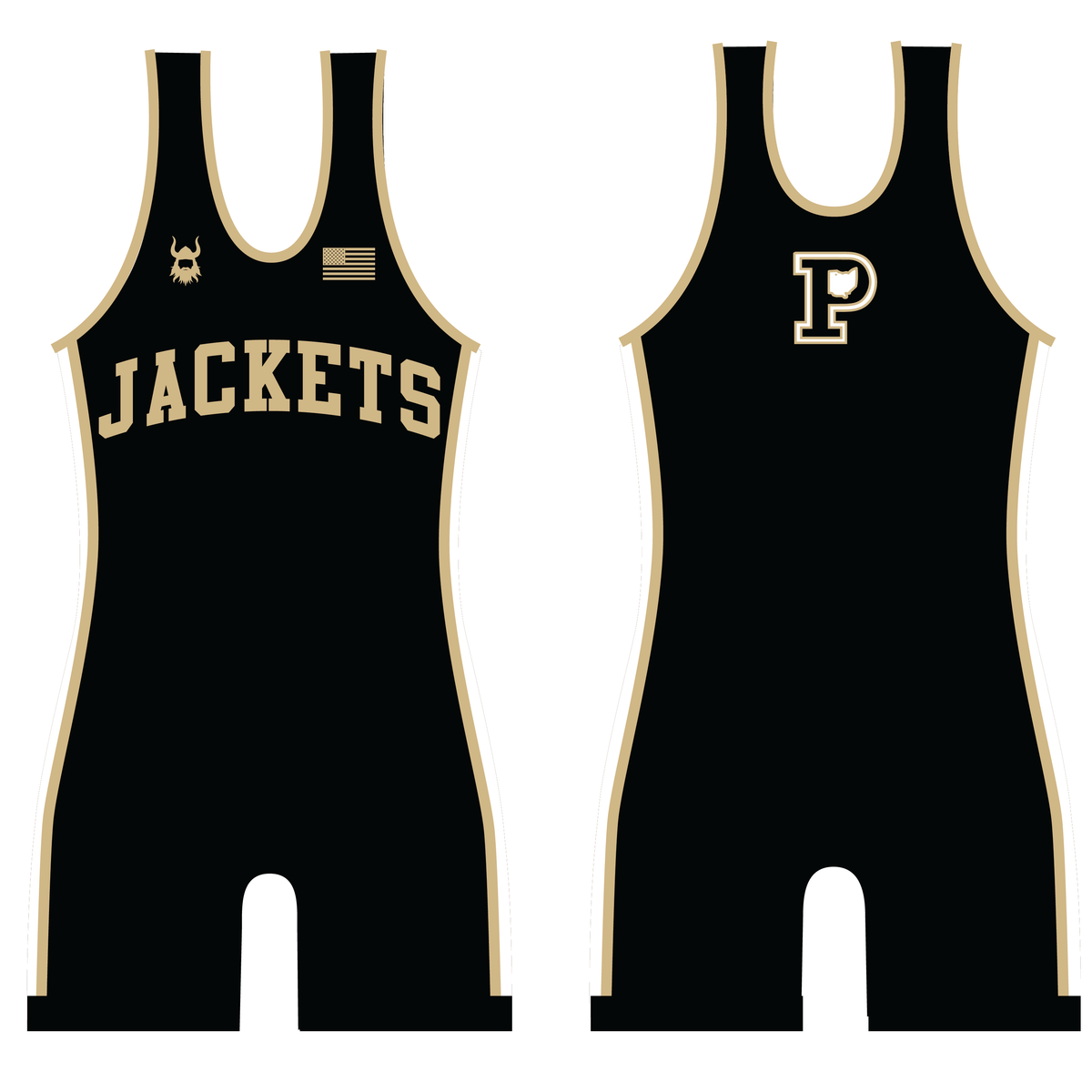 Perrysburg Black Singlet