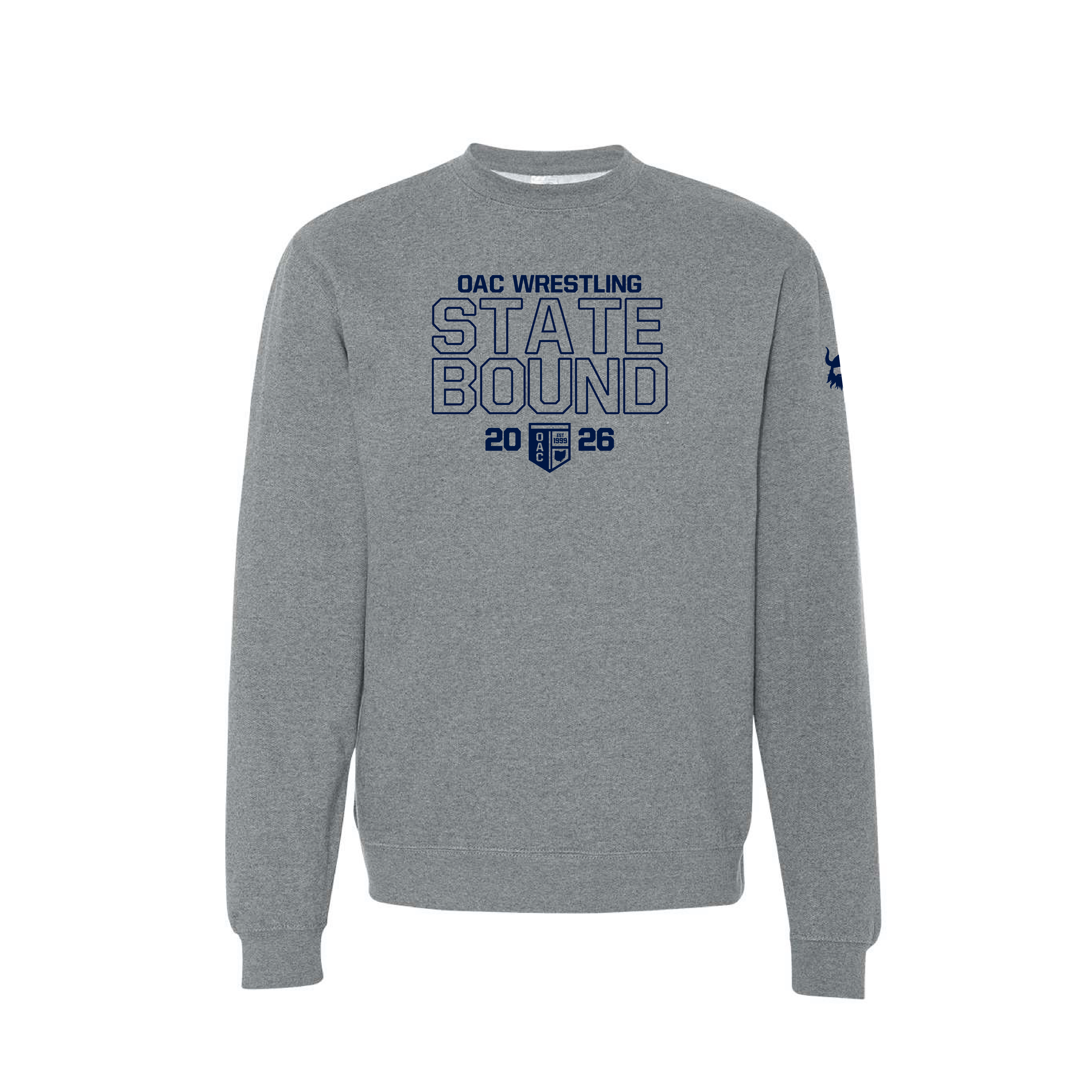 2026 OAC State Bound Grey Crewneck Sweatshirt