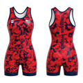 BA Orange Camo Womens Singlet